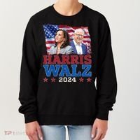 Harris Walz President Election 2024 Kamala Harris Tim Walz Women's Sweatshirt thumb 0