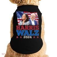 Harris Walz President Election 2024 Kamala Harris Tim Walz Doggie Tank thumb 0