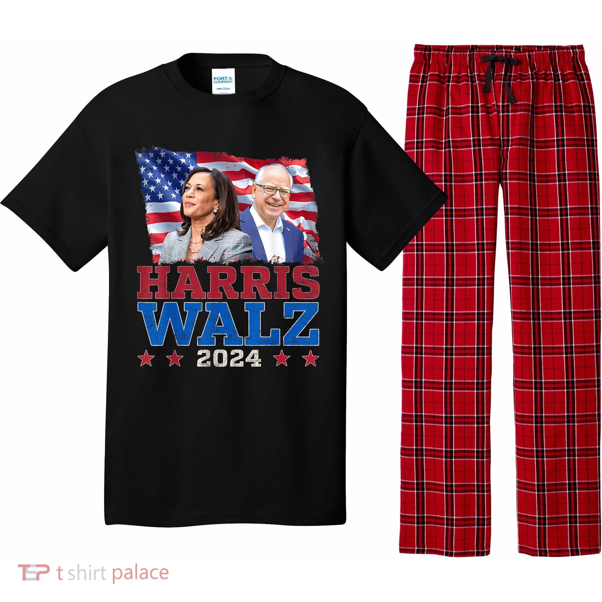 Harris Walz President Election 2024 Kamala Harris Tim Walz Pajama Set