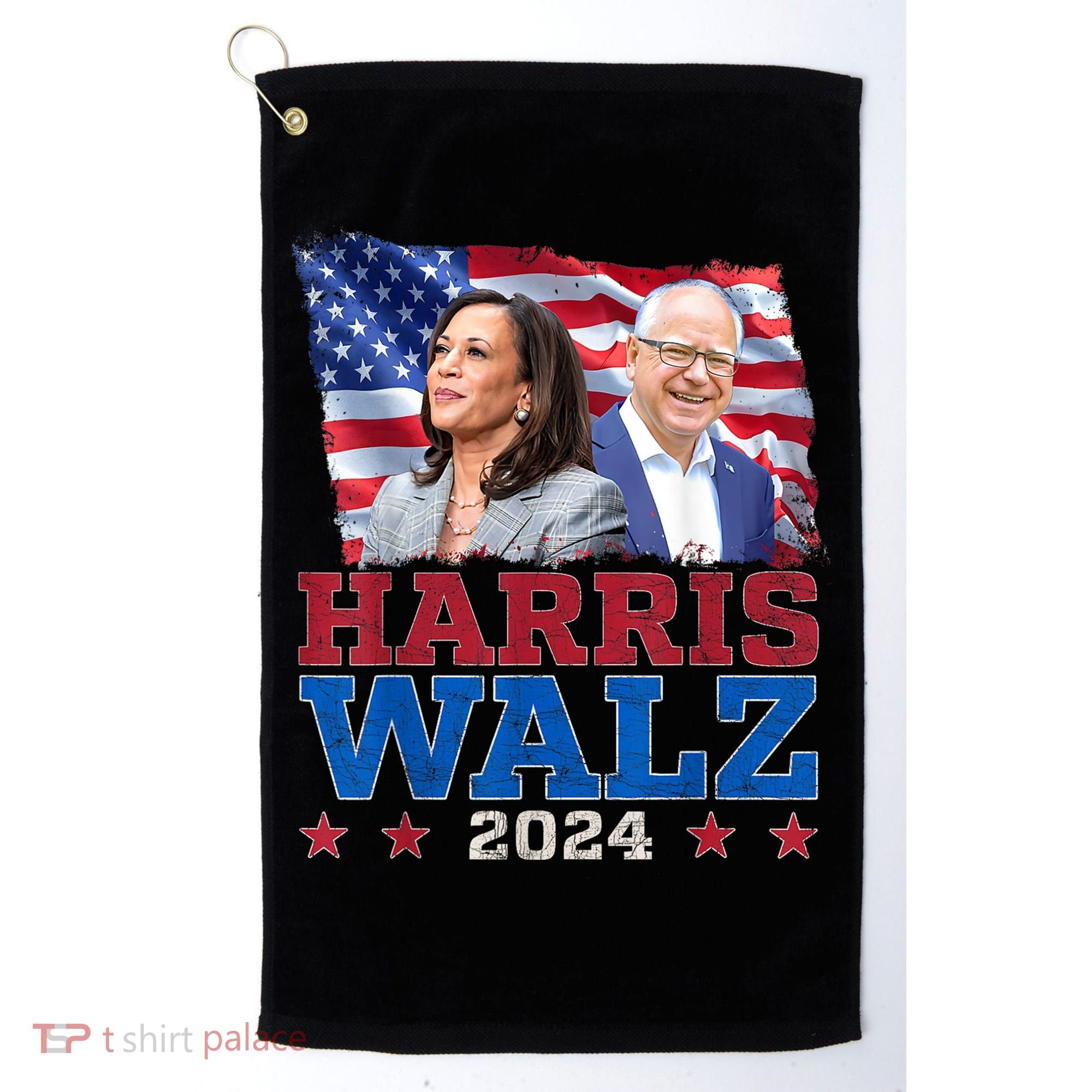 Harris Walz President Election 2024 Kamala Harris Tim Walz Golf Towel