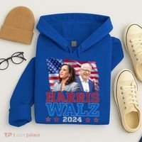 Harris Walz President Election 2024 Kamala Harris Tim Walz Hoodie thumb 4