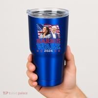 Harris Walz President Election 2024 Kamala Harris Tim Walz Tumbler thumb 2