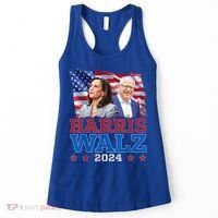 Harris Walz President Election 2024 Kamala Harris Tim Walz Women's Tank Top thumb 0