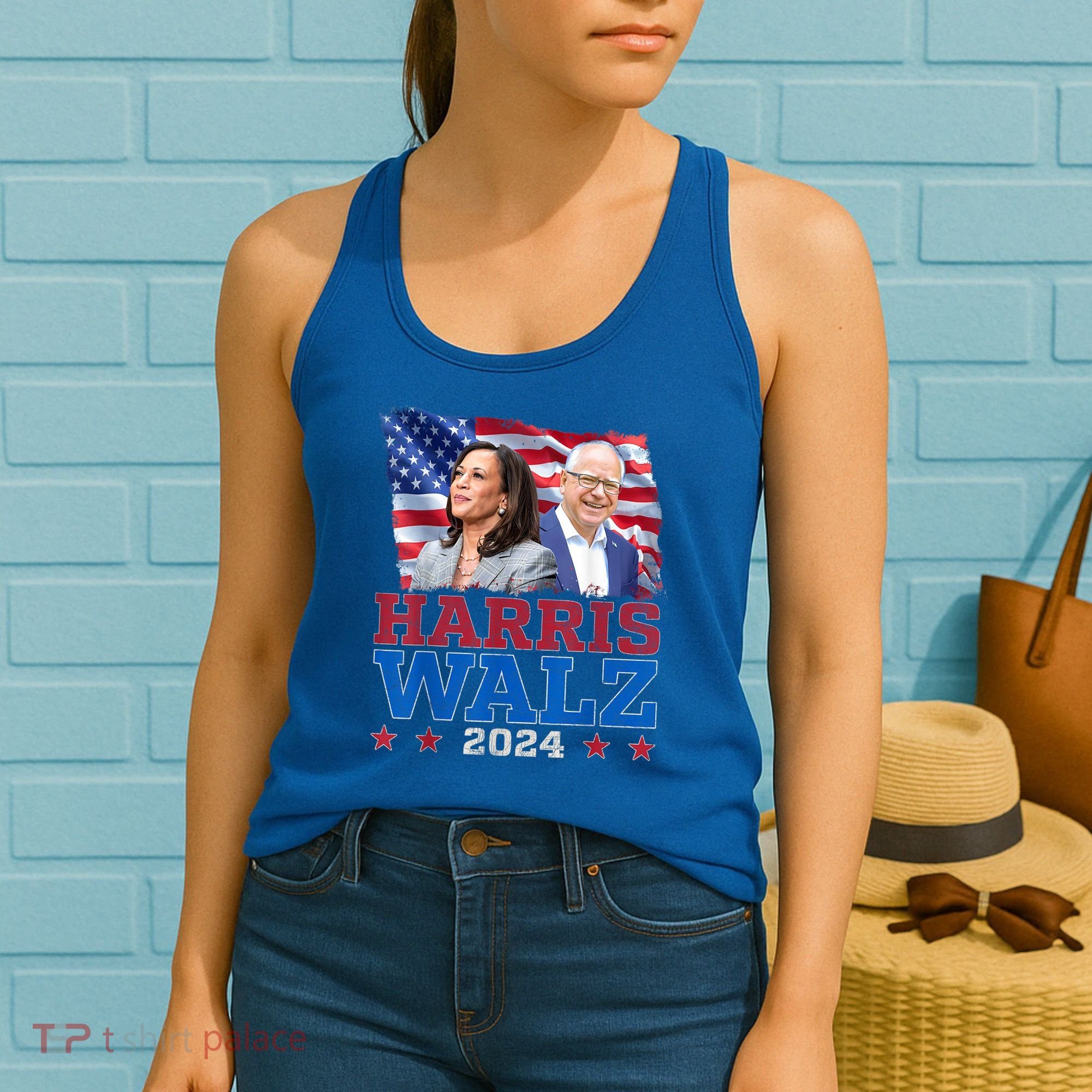 Harris Walz President Election 2024 Kamala Harris Tim Walz Women's Tank Top