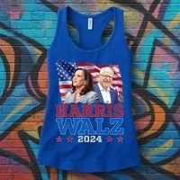 Harris Walz President Election 2024 Kamala Harris Tim Walz Women's Tank Top thumb 3