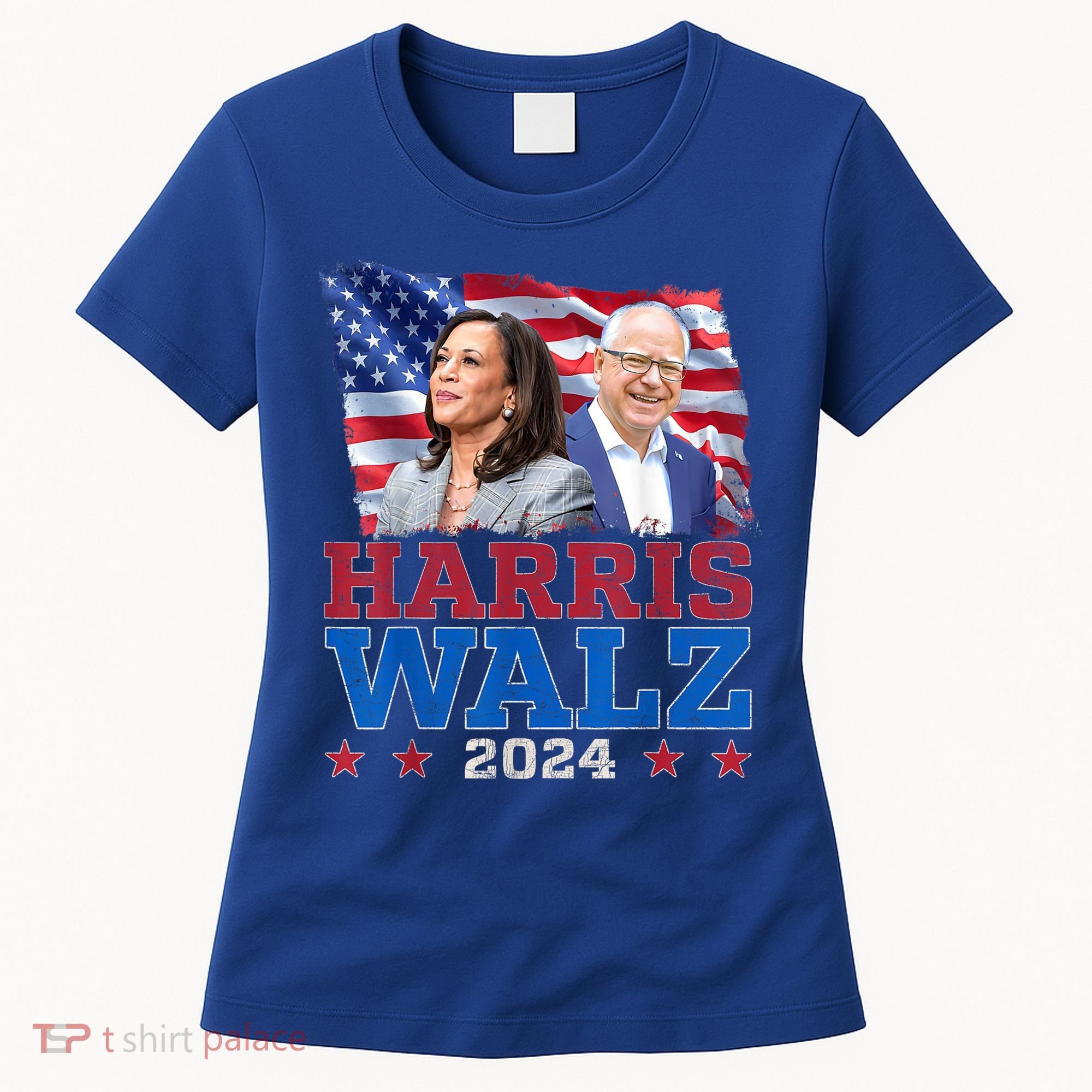 Harris Walz President Election 2024 Kamala Harris Tim Walz Women's T-Shirt