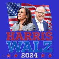 Harris Walz President Election 2024 Kamala Harris Tim Walz Women's T-Shirt thumb 6