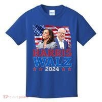 Harris Walz President Election 2024 Kamala Harris Tim Walz Kids T-Shirt thumb 0