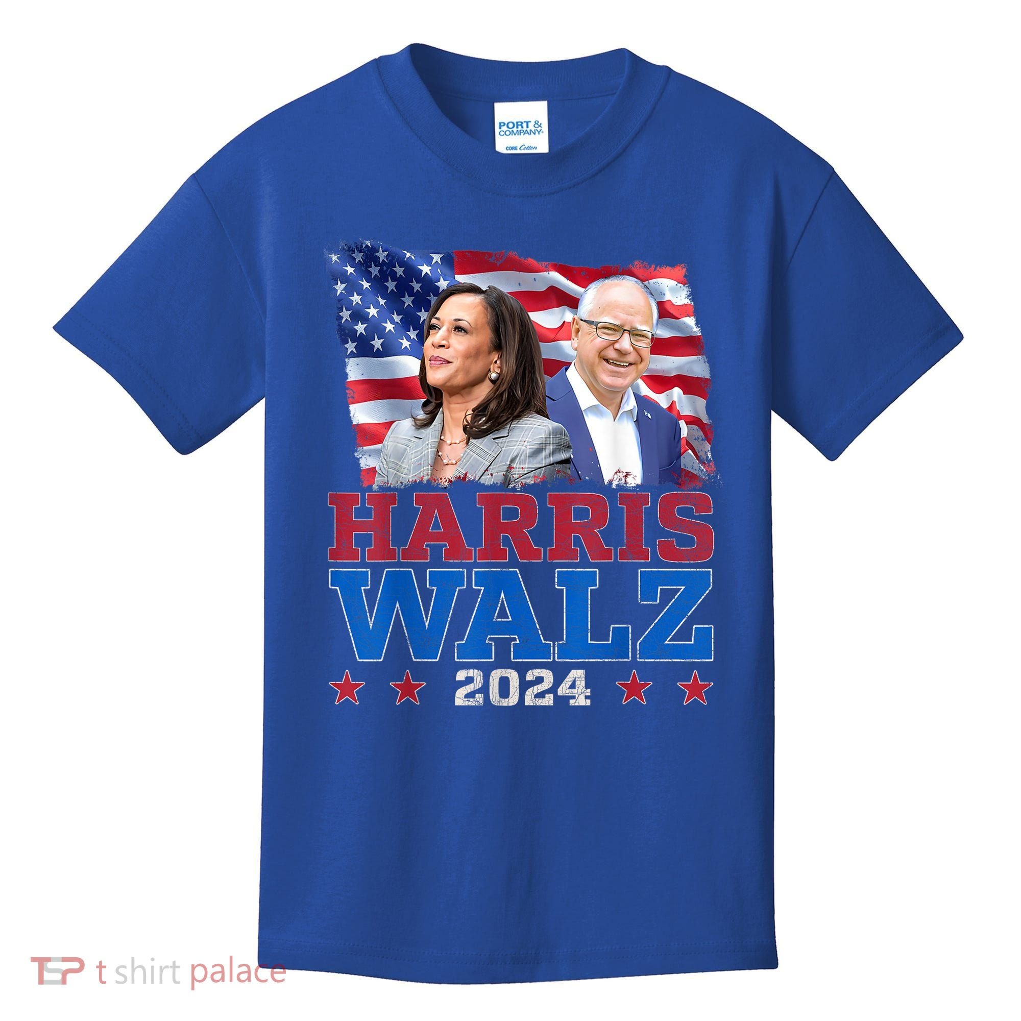 Harris Walz President Election 2024 Kamala Harris Tim Walz Kids T-Shirt