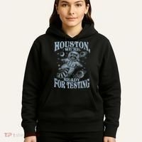 Houston We're Ready For Testing Teacher Racoon Astronaut Hoodie thumb 5