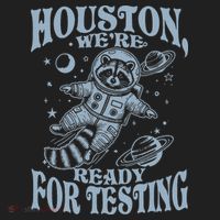 Houston We're Ready For Testing Teacher Racoon Astronaut Tumbler thumb 3