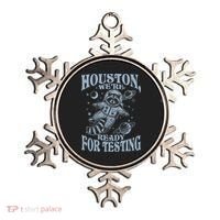 Houston We're Ready For Testing Teacher Racoon Astronaut Ornament thumb 0