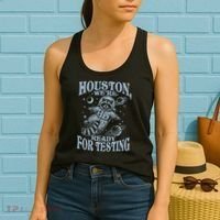 Houston We're Ready For Testing Teacher Racoon Astronaut Women's Tank Top thumb 2