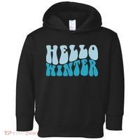 Hello Winter Retro Toddler Hoodie thumb 0