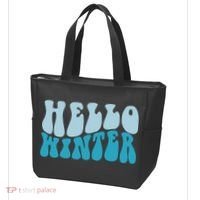 Hello Winter Retro Tote Bag thumb 3