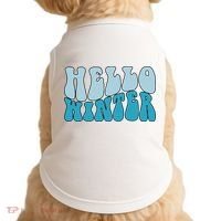 Hello Winter Retro Doggie Tank thumb 0