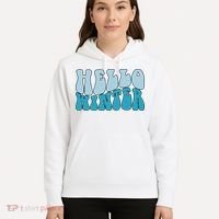 Hello Winter Retro Hoodie thumb 5
