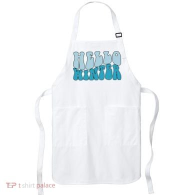 Hello Winter Retro Apron
