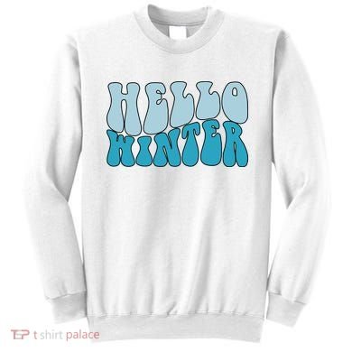Hello Winter Retro Sweatshirt