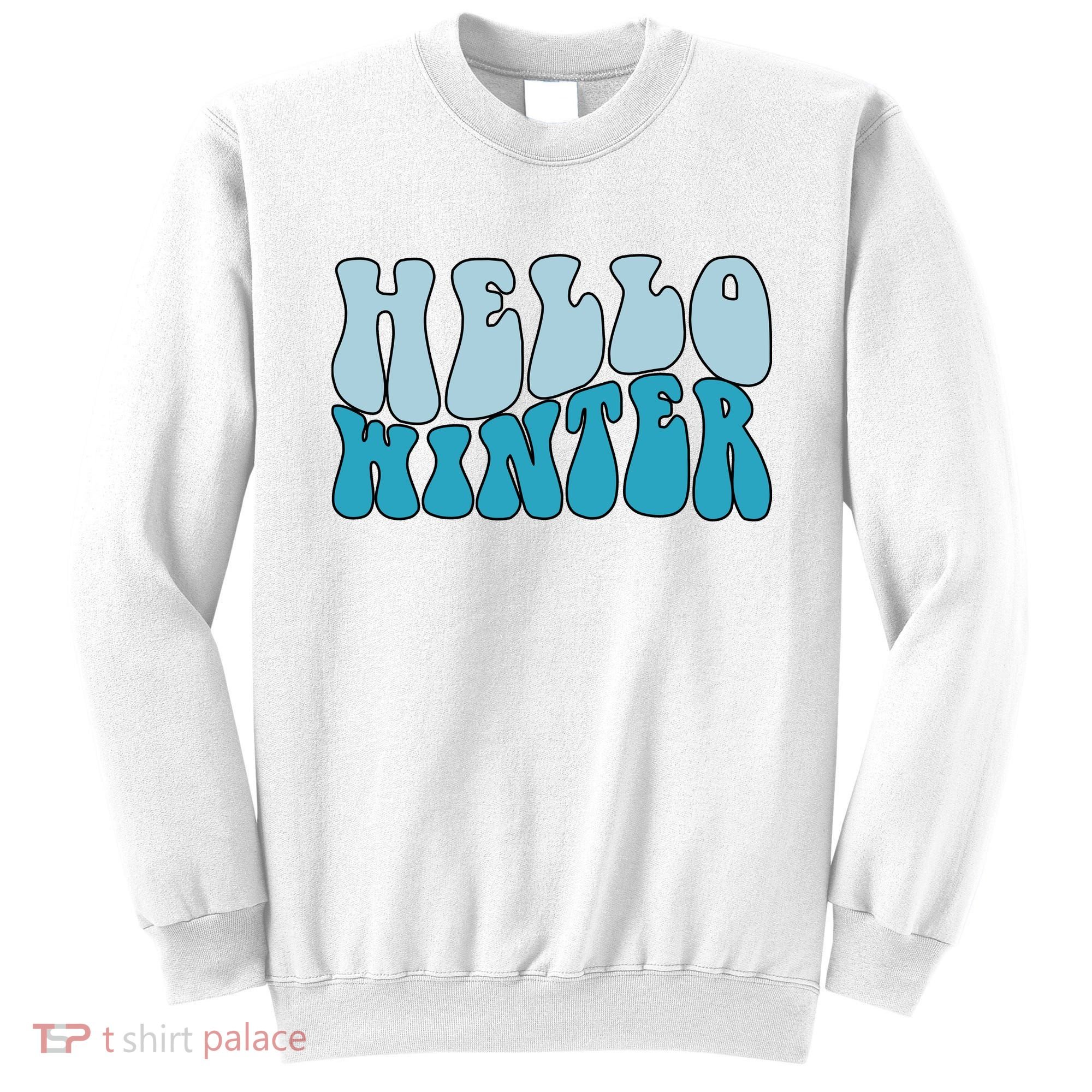 Hello Winter Retro Sweatshirt