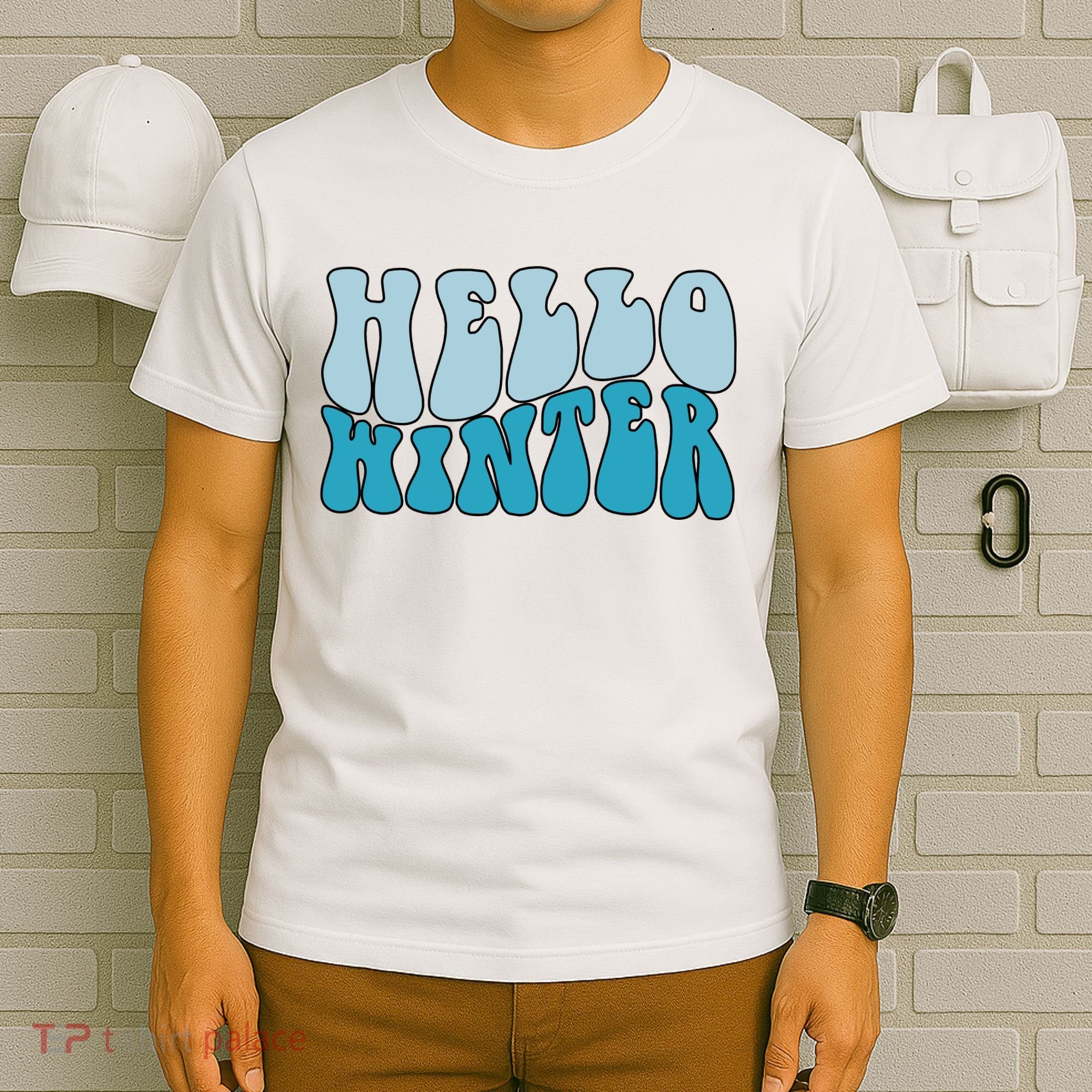 Hello Winter Retro T-Shirt