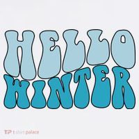 Hello Winter Retro Button thumb 1