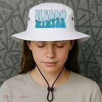 Hello Winter Retro Bucket Hat thumb 3
