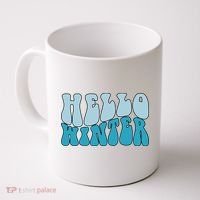 Hello Winter Retro Coffee Mug thumb 0