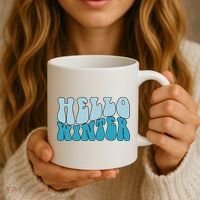 Hello Winter Retro Coffee Mug thumb 3