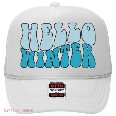 Hello Winter Retro Hat