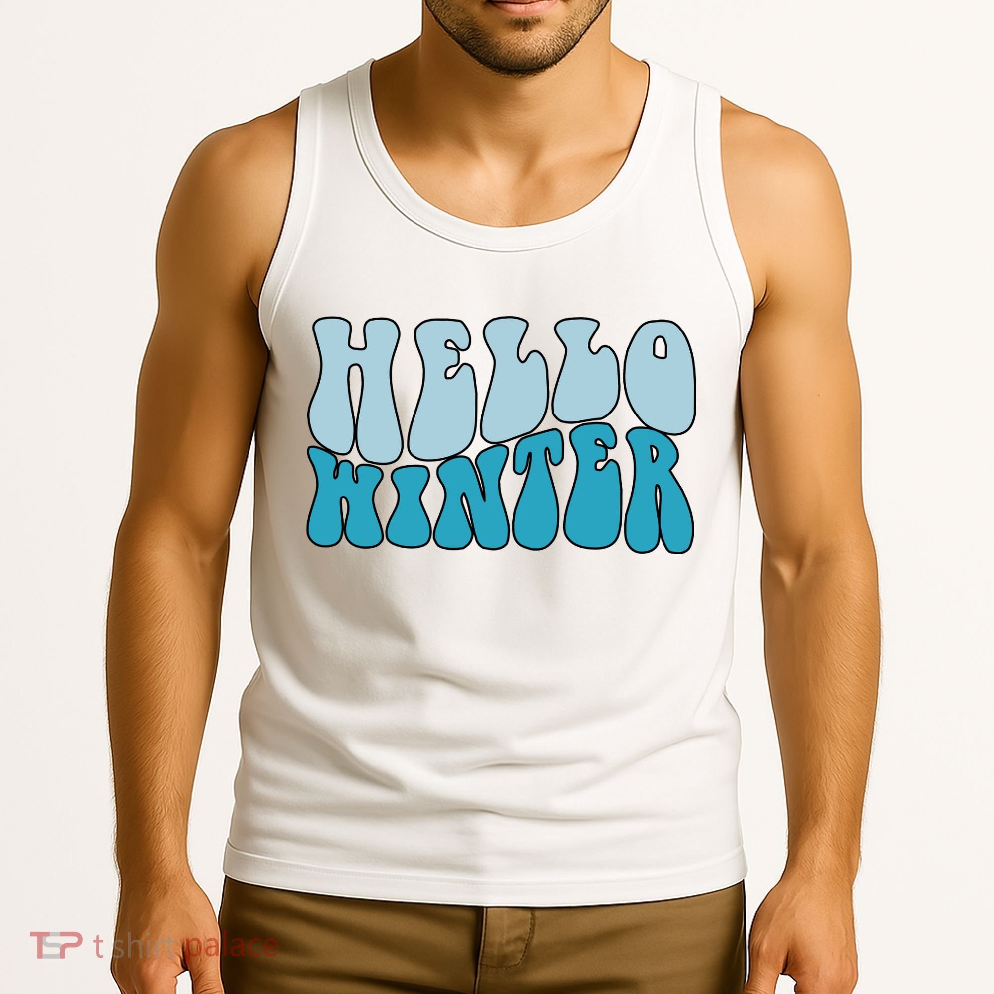 Hello Winter Retro Tank Top