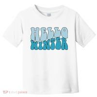 Hello Winter Retro Toddler T-Shirt thumb 0