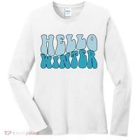 Hello Winter Retro Women's Long Sleeve Shirt thumb 0