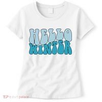Hello Winter Retro Women's T-Shirt thumb 0