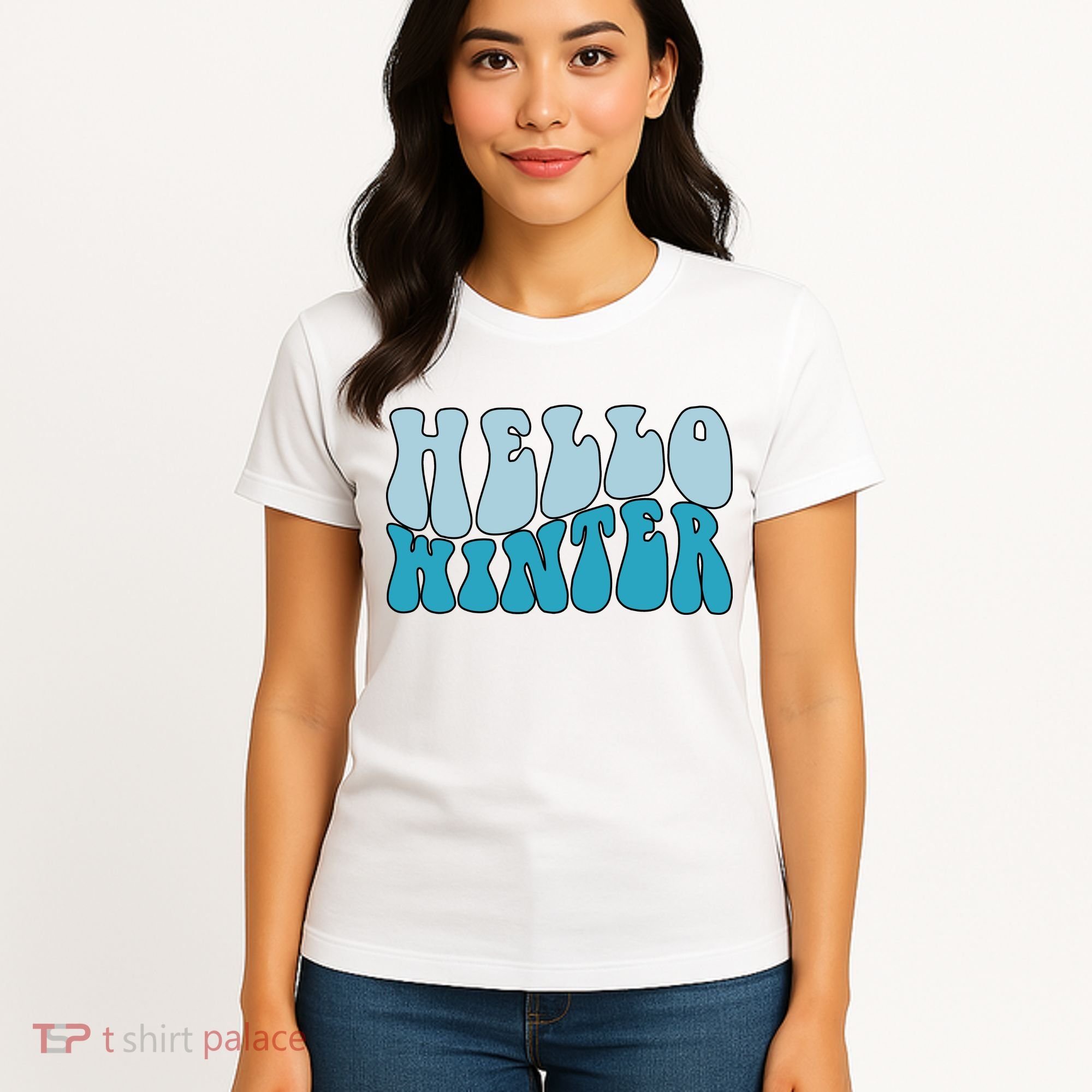 Hello Winter Retro Women's T-Shirt