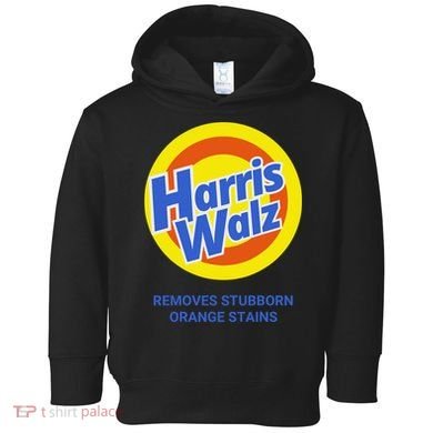 Harris Walz Removes Stubborn Orange Stains Support Kamala Harris 2024 Toddler Hoodie