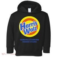 Harris Walz Removes Stubborn Orange Stains Support Kamala Harris 2024 Toddler Hoodie thumb 0