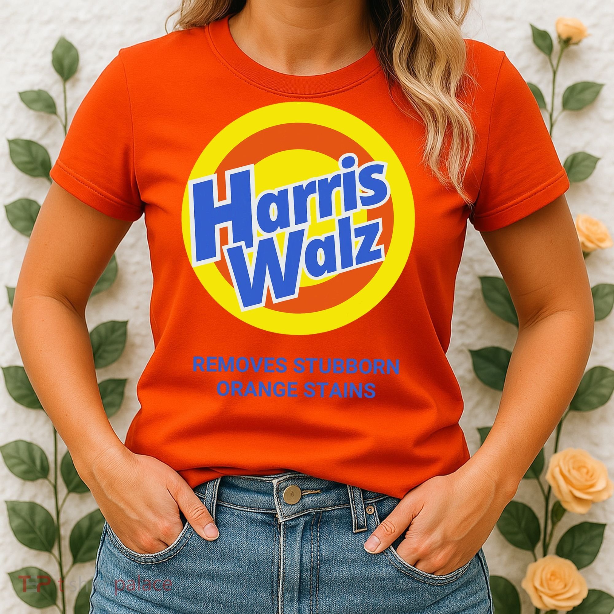 Harris Walz Removes Stubborn Orange Stains Support Kamala Harris 2024 Women's T-Shirt