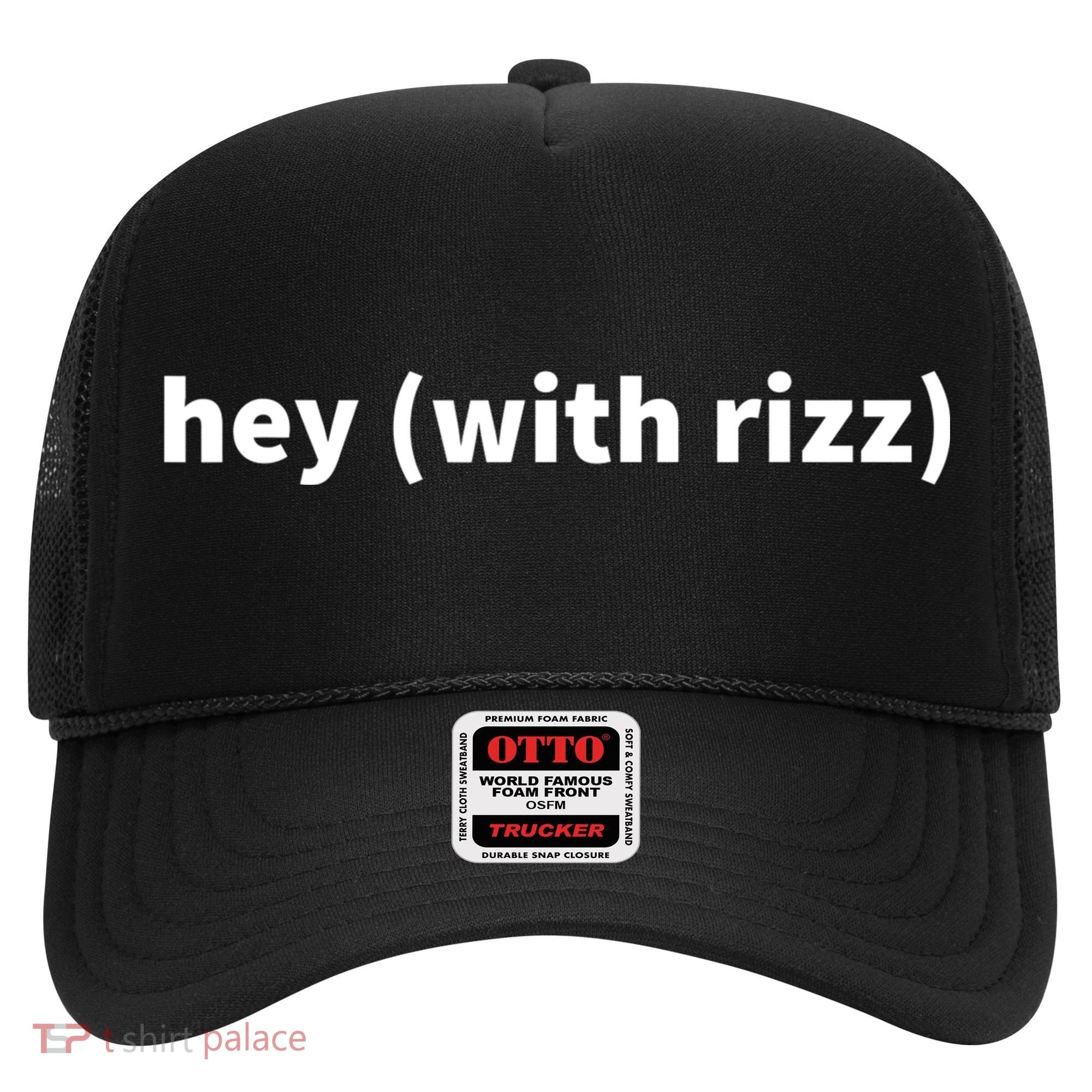 Hey With Rizz Viral Trending Social Media Hat