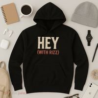 Hey (With Rizz) Hoodie thumb 3