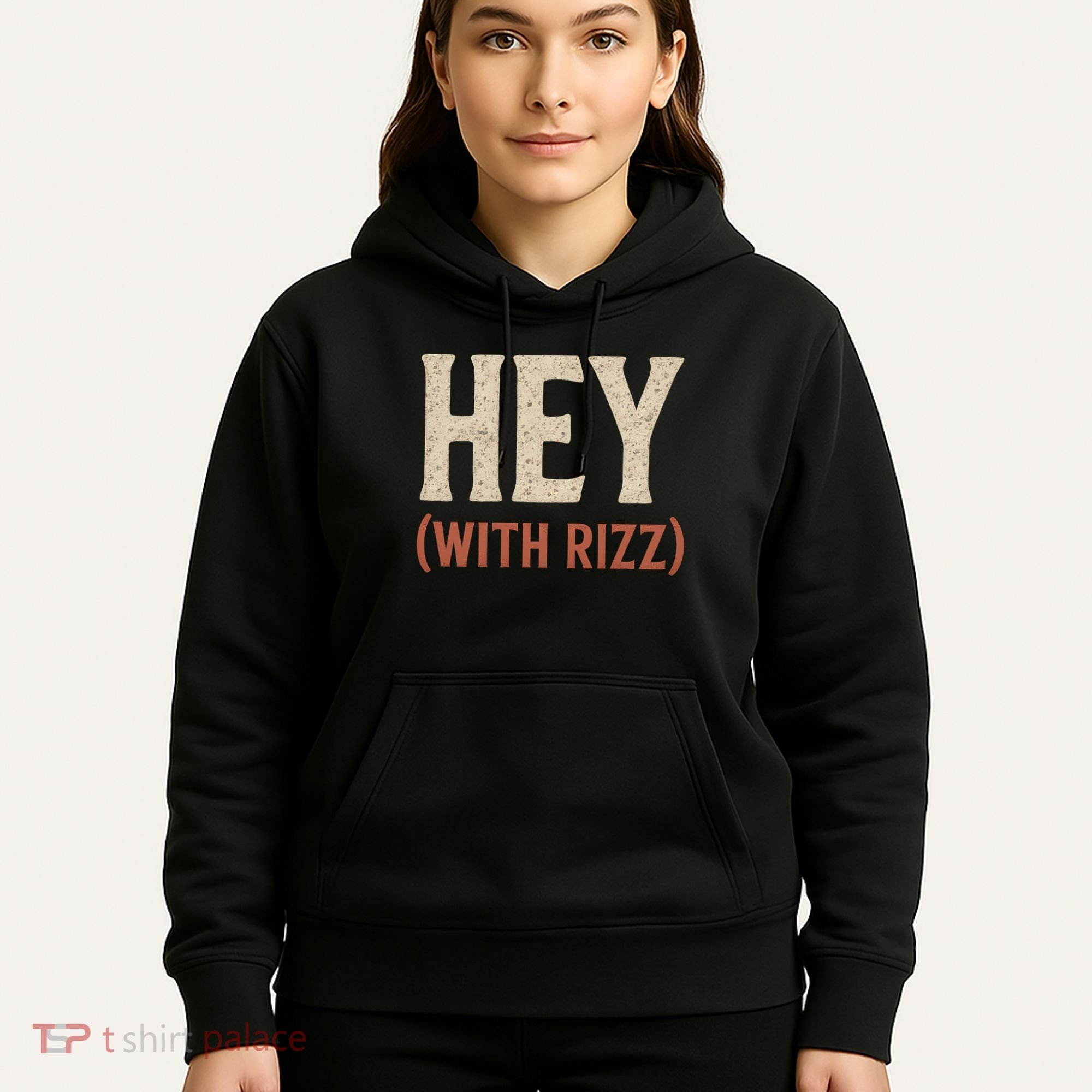 Hey (With Rizz) Hoodie