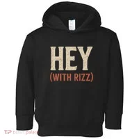 Hey (With Rizz) Toddler Hoodie thumb 0
