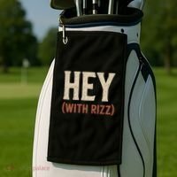 Hey (With Rizz) Golf Towel thumb 2