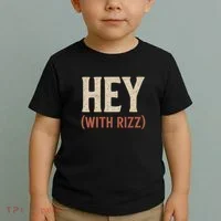 Hey (With Rizz) Toddler T-Shirt thumb 2