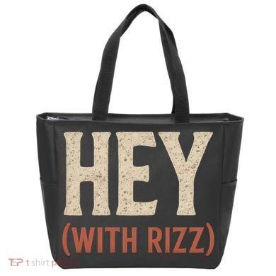 Hey (With Rizz) Tote Bag