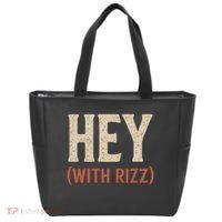 Hey (With Rizz) Tote Bag thumb 0