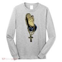 Hand With Rosary Praying Cross Long Sleeve Shirt thumb 0