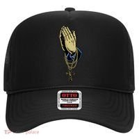 Hand With Rosary Praying Cross Hat thumb 0