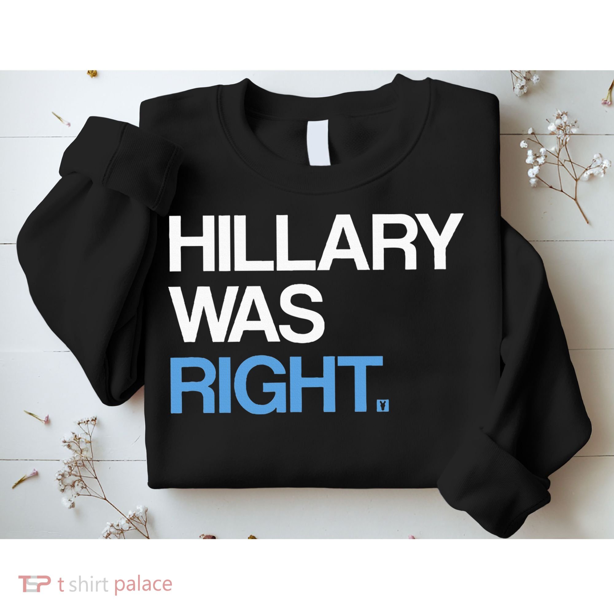 Hillary Was Right Liberal Democrat Sweatshirt