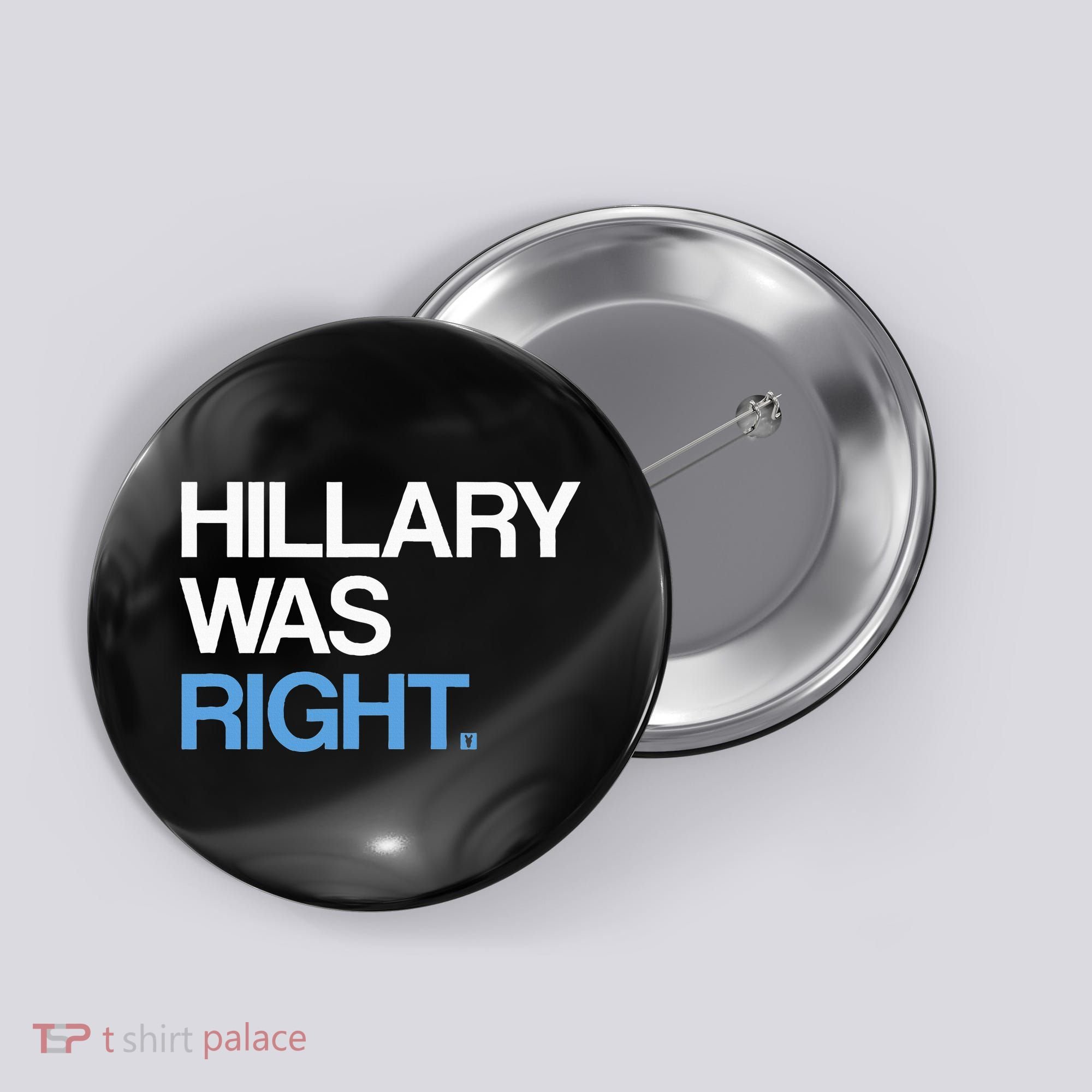 Hillary Was Right Liberal Democrat Button